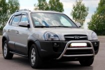Hyundai Tucson JM 2004- Bull Bar WT022 (Stainless Steel) photo 3