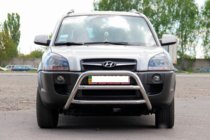 Hyundai Tucson JM 2004- Bull Bar WT022 (Stainless Steel) photo 2