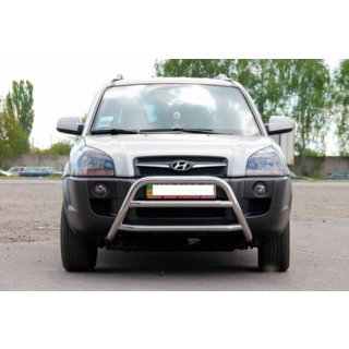 Bull Bar WT022 (Stainless Steel) Hyundai Tucson JM 2004- photo 2