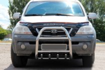 Kia Sorento I BL 2002-2009 Bull Bar QT007 (Stainless Steel) photo 1
