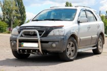 Kia Sorento I BL 2002-2009 Bull Bar QT007 (Stainless Steel) photo 2