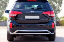 Kia Sorento II XM 2009-2014 Rear Bar AK007-2 (Stainless Steel) photo 1