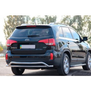 Rear Bar AK007-2 (Stainless Steel) Kia Sorento II XM 2009-2014 photo 2