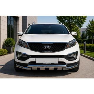 Front Bar ST009-15 (2013-2015, Stainless Steel) Kia Sorento II XM 2009-2014