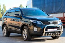 Kia Sorento II XM 2009-2014 Bull Bar WT021 (Stainless Steel) photo 3