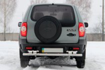 Chevrolet Niva 1998-2020 Rear Bar AK015 (Stainless Steel) photo 2
