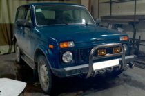 Lada Niva та Urban 1977- Bull Bar QT006 (Stainless Steel) photo 4