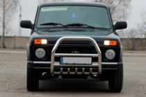 Lada Niva та Urban 1977- Bull Bar QT007 (Stainless Steel) photo 1