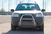 Land Rover Freelander I 1997-2006 Bull Bar QT007 (Stainless Steel) photo 1