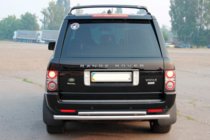 Range Rover III L322 2002-2012 Rear Bar AK002-Double (Stainless Steel) photo 2