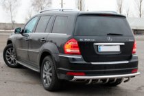 Mercedes GL class X164 2006-2012 Rear Bar AK-Style (Stainless Steel) photo 3