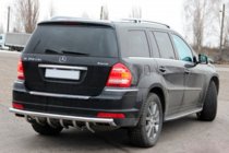Mercedes GL class X164 2006-2012 Rear Bar AK-Style (Stainless Steel) photo 1