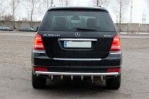 Mercedes GL class X164 2006-2012 Rear Bar AK-Style (Stainless Steel) photo 2