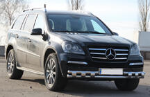 Mercedes GL сlass X164 2006-2012 Front Bar ST015 (Stainless Steel) photo 3
