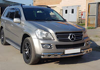 Mercedes GL сlass X164 2006-2012 Front Bar ST015 (Stainless Steel) photo 6