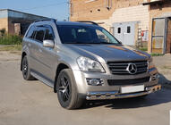 Mercedes GL сlass X164 2006-2012 Front Bar ST015 (Stainless Steel) photo 7