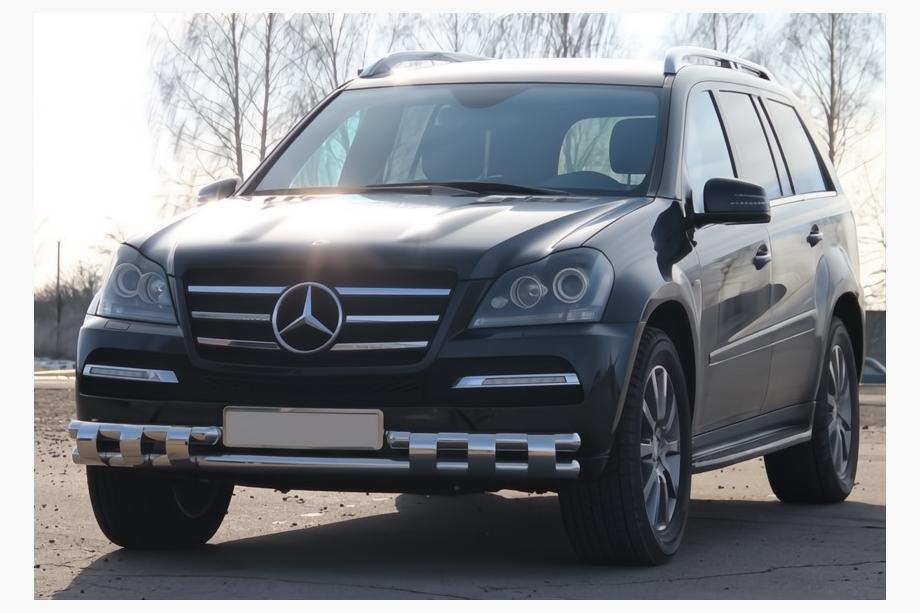 Mercedes GL сlass X164 2006-2012 Front Bar ST015 (Stainless Steel) Image