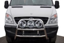 Mercedes Sprinter W906 2006–2018 High Bull Bar WT018 (Stainless Steel) photo 1