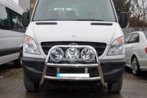 Mercedes Sprinter W906 2006–2018 High Bull Bar WT018 (Stainless Steel) photo 2