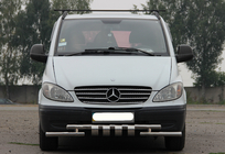 Mercedes Vito W639 2004-2014 Front Bar Shark ST015 (Stainless Steel) 2004-2010 photo 1