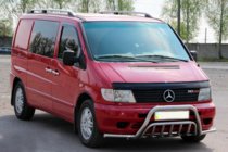 Mercedes Vito W638 1996-2003 Bull Bar with Bumper Wings WT002 Plus (Stainless Steel) photo 1