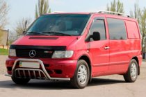 Mercedes Vito W638 1996-2003 Bull Bar with Bumper Wings WT002 Plus (Stainless Steel) photo 2