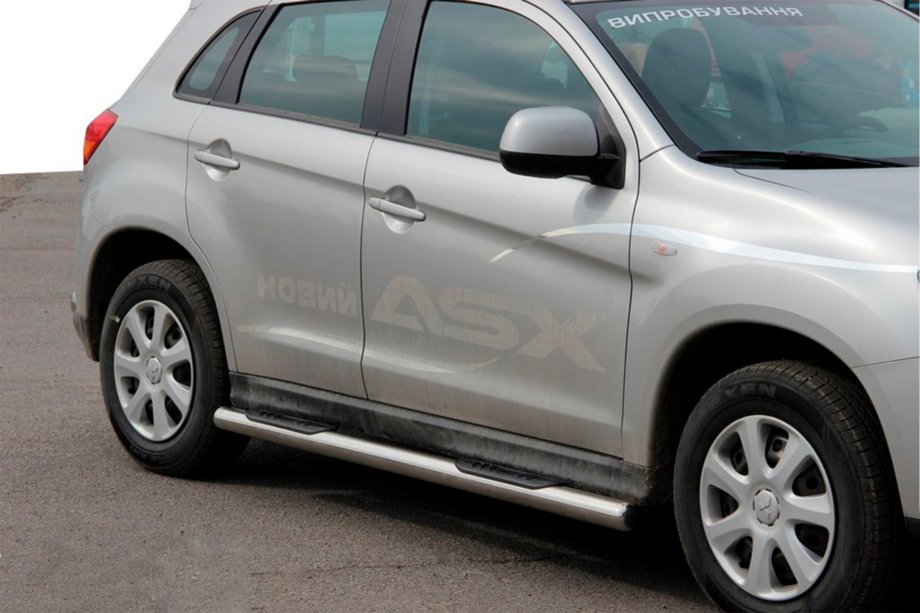 Mitsubishi ASX 2010-2023 Side Bars BB002 (2 pcs, Stainless Steel) Image