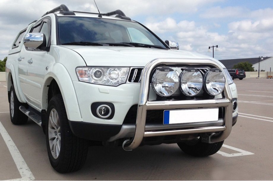 Mitsubishi L200 2006-2015 Bull Bar WT018 (Stainless Steel) Image