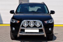 Mitsubishi Outlander 2006-2012 Bull Bar WT018 (2010-2012, stainless steel) photo 1