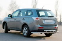 Mitsubishi Outlander 2012-2021 Rear Bar AK004 Stainless Steel photo 1