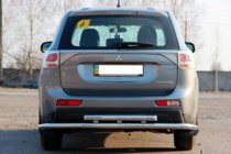 Mitsubishi Outlander 2012-2021 Rear Bar AK004 Stainless Steel photo 2
