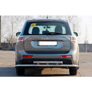 Rear Bar AK004 Stainless Steel Mitsubishi Outlander 2012-2021 photo 2