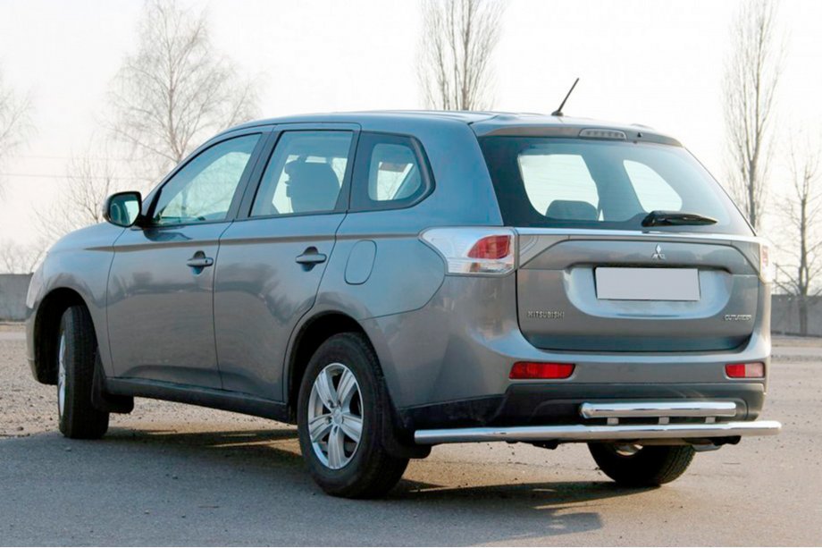 Mitsubishi Outlander 2012-2021 Rear Bar AK004 Stainless Steel Image