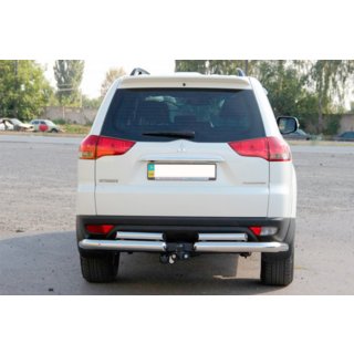 Rear Guard AK003-Special (2 pcs, stainless steel) Mitsubishi Pajero Sport 2008-2015 photo 2