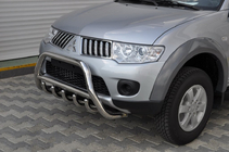 Mitsubishi Pajero Sport 2008-2015 Front Guard WT003 (Stainless Steel) photo 3