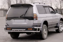 Mitsubishi Pajero Sport 1996-2007 Rear Guard AK005-2 (Stainless Steel) photo 1