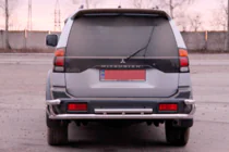 Mitsubishi Pajero Sport 1996-2007 Rear Guard AK005-2 (Stainless Steel) photo 2