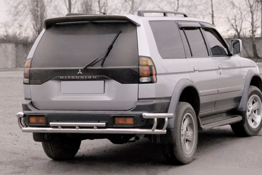 Mitsubishi Pajero Sport 1996-2007 Rear Guard AK005-2 (Stainless Steel) Image