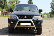 Mitsubishi Pajero Sport 1996-2007 Bull Bar WT003 (Stainless Steel) photo 4
