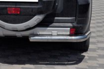 Mitsubishi Pajero Wagon IV 2006-2021 Rear Bar AK003 (Stainless Steel) photo 2