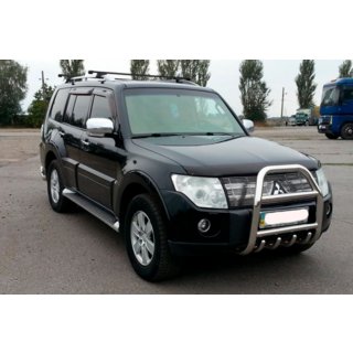 Bull Bar QT007 (Stainless Steel) Mitsubishi Pajero Wagon IV 2006-2021 photo 3