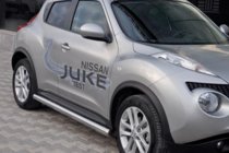 Nissan Juke 2010-2019 Side Bars Ø60 (2 pcs, Stainless Steel) photo 1