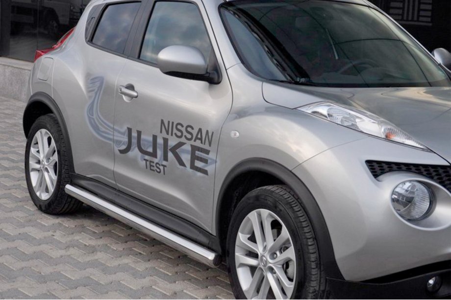 Nissan Juke 2010-2019 Side Bars Ø60 (2 pcs, Stainless Steel) Image