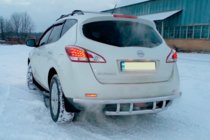 Nissan Murano 2008-2014 Rear Bar AK Stainless Steel photo 3