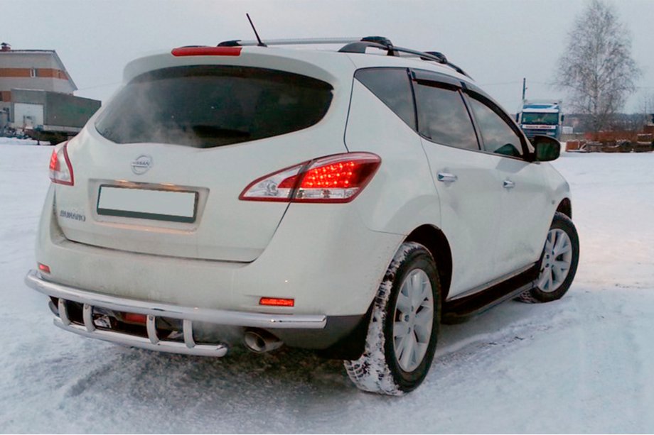Nissan Murano 2008-2014 Rear Bar AK Stainless Steel Image