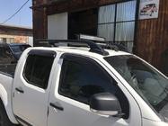 Nissan Navara 2006-2015 Roof rails with crossbars (2 pcs, Black) photo 5