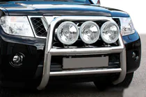 Nissan Navara 2006-2015 Bull Bar WT018 (Stainless Steel) photo 1