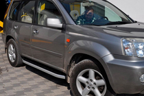 Nissan X-trail T30 2002-2007 Side Steps Fullmond (2 pcs, aluminum) photo 5
