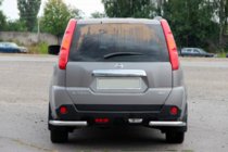 Nissan X-trail T31 2007-2014 Rear Corner Bars AK003 (2 pcs, stainless steel) photo 2