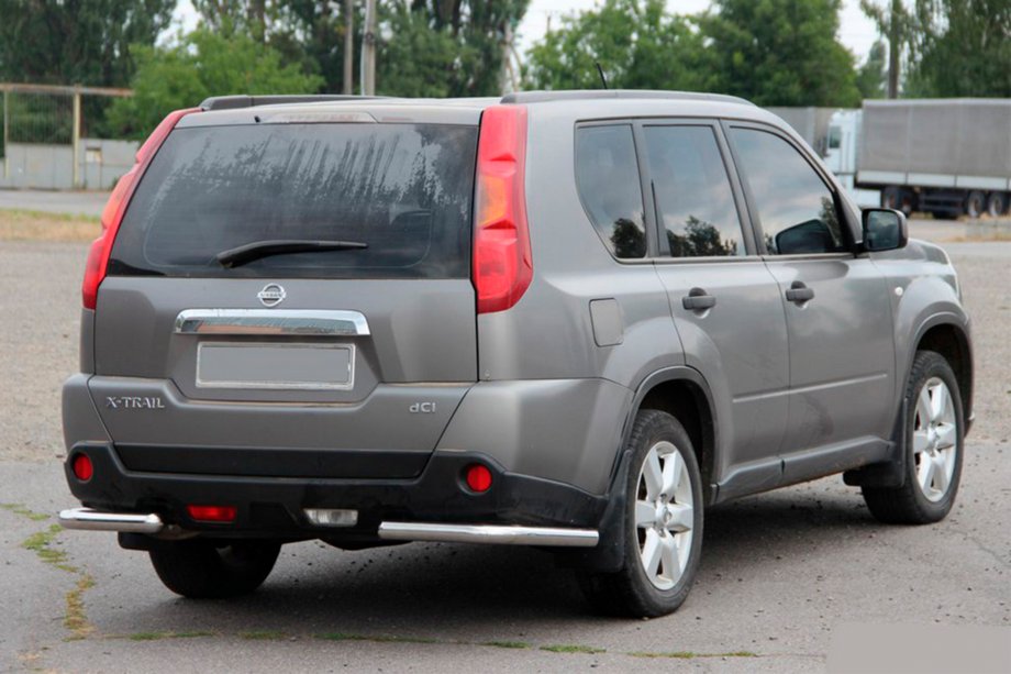 Nissan X-trail T31 2007-2014 Rear Corner Bars AK003 (2 pcs, stainless steel) Image